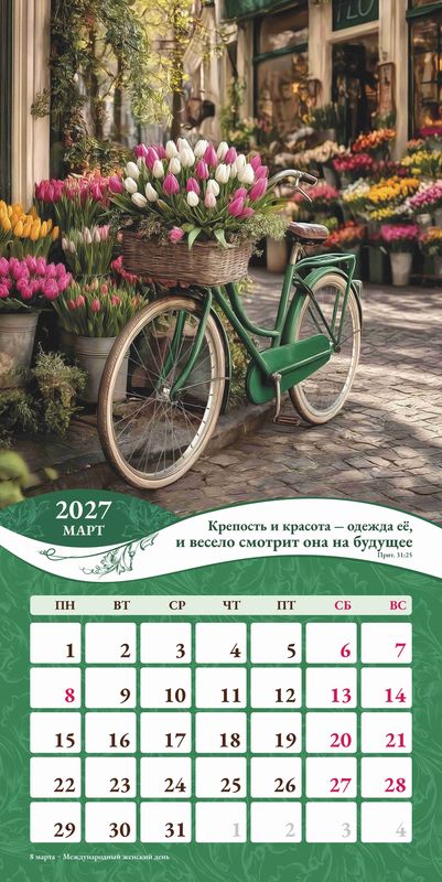Календарь перекидной Женский 2027г