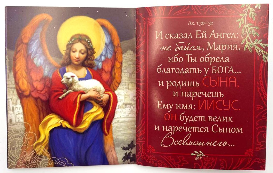 Библия о Рождестве. Бордовая, ЦИТАТНИК. Г. Сульженко Виссон