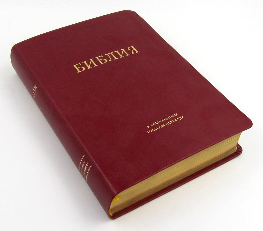 Библия каноническая среднего формата 065 (крас)