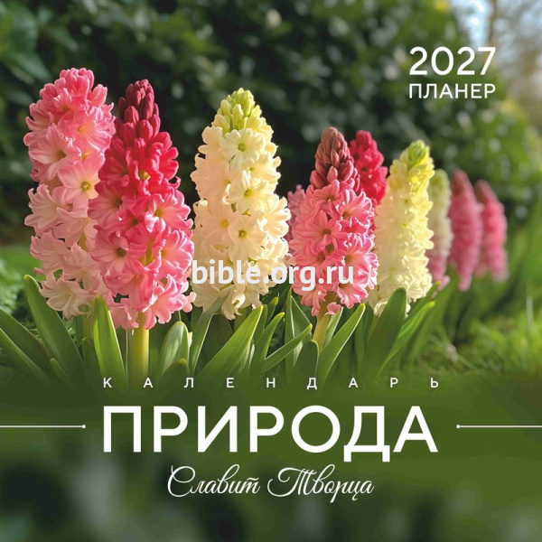 Календарь - планер перекидной «Природа славит Творца» 2027 г.