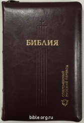 Библия каноническая среднего формата совр. пер. ТЕМНО-КОР