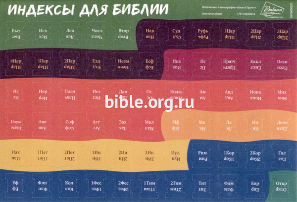 Метушки (Индексы для Библии) 00-00000557