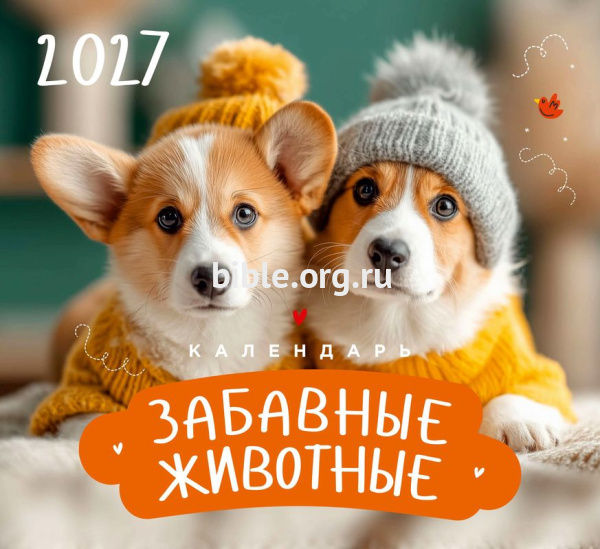 Календарь детский перекидной «Забавные животные» 2027г