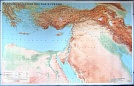 Карта библейская "Древний Ближний Восток и Греция"
